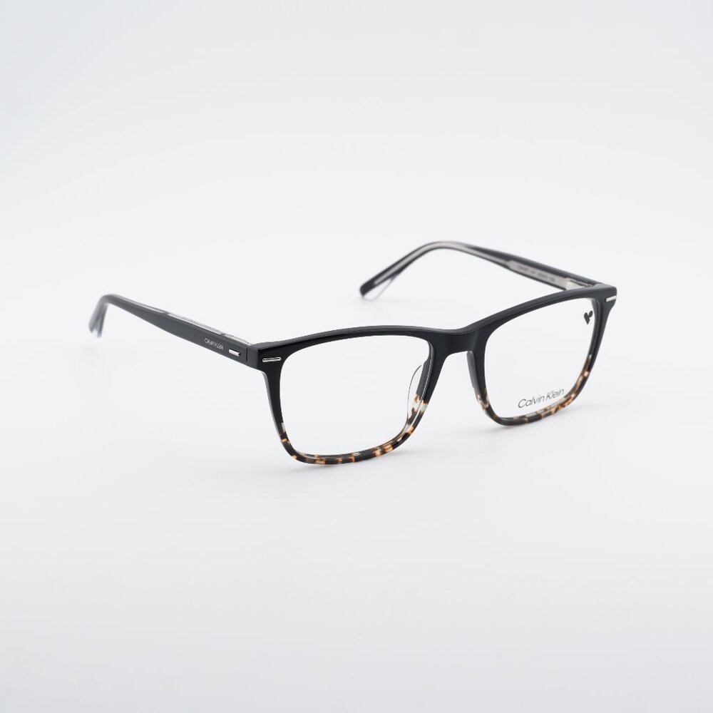 Calvin Klein CK21502 011 Eyeglasses Black/Havana 55mm Rectangle Frame